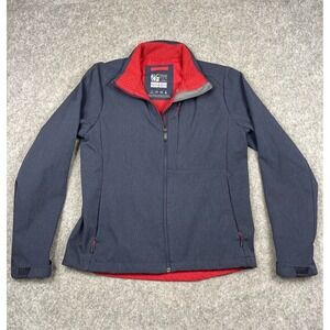 Chick Fil A Blue Team Style Oobe Employee Jacket Adult Size M Uniform Softshell